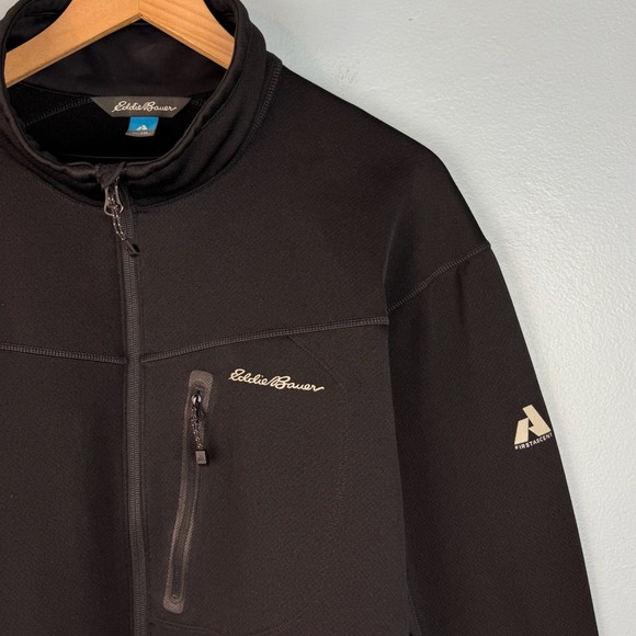 Eddie Bauer Other - Eddie Bauer First Ascent Men 2XL Black Fleece Full Zip Jacket Pocket Performance